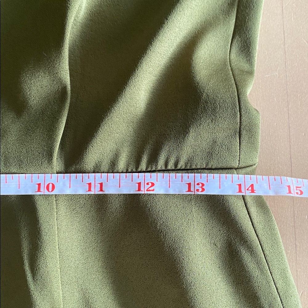 Elliatt Camo Dress Size M Khaki Green Asymmetrical Party Event Cocktail Chic - Picture 11 of 12